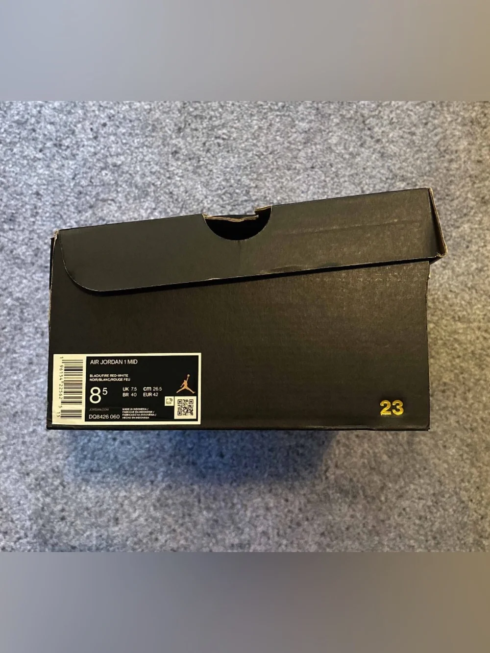 Jordan black fire